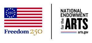 Logo of the National Endowment for the Arts with a link to their website.
